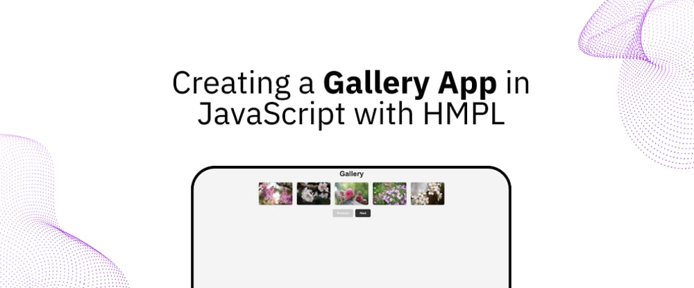 Creating a Gallery App in JavaScript with HMPL